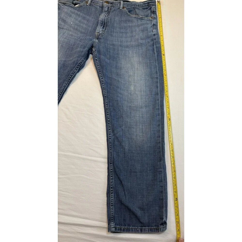 Levi’s 505 Regular Fit Jeans Men’s 36x30 Light Wash Straight Leg Blue Denim EUC